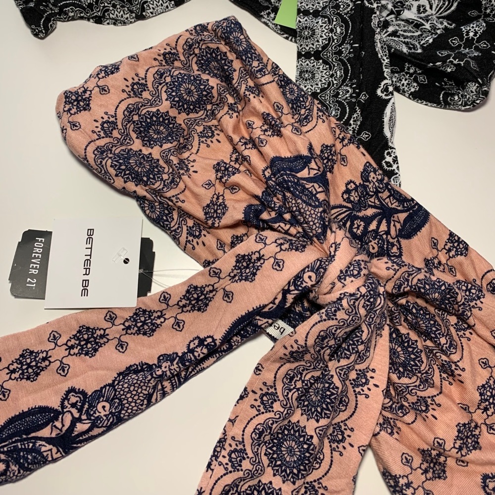 NEW Pink Tube Tie Top